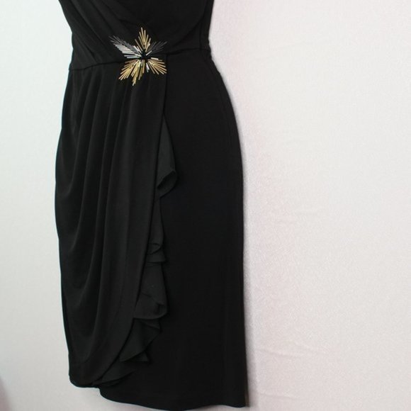 Max & Cleo Black One Shoulder Coctail Dres… - Picture 3 of 11